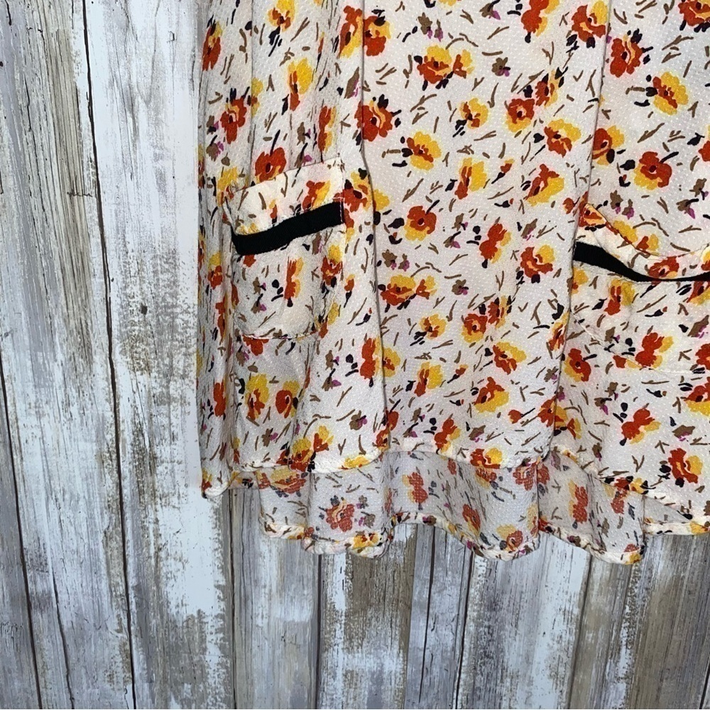 Forever 21 Floral High Low Crop Tank - Picture 3 of 5